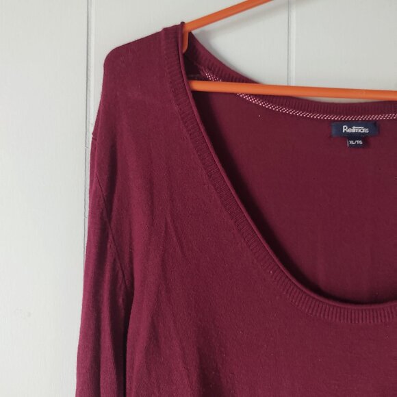 Reitmans Raspberry Long Sleeve Sweater - Picture 5 of 7